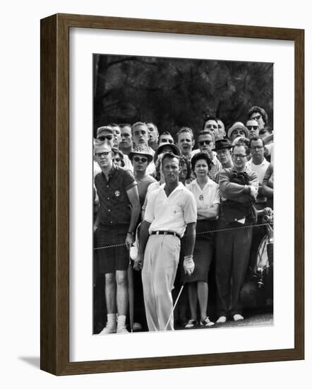 Arnold Palmer After Winning the Masters Tournament-George Silk-Framed Premium Photographic Print