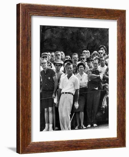 Arnold Palmer After Winning the Masters Tournament-George Silk-Framed Premium Photographic Print