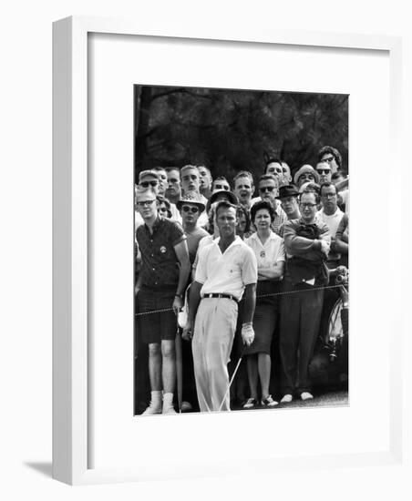 Arnold Palmer After Winning the Masters Tournament-George Silk-Framed Premium Photographic Print