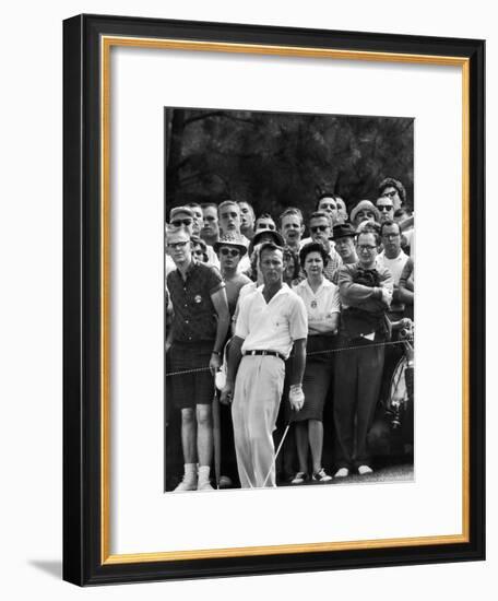 Arnold Palmer After Winning the Masters Tournament-George Silk-Framed Premium Photographic Print