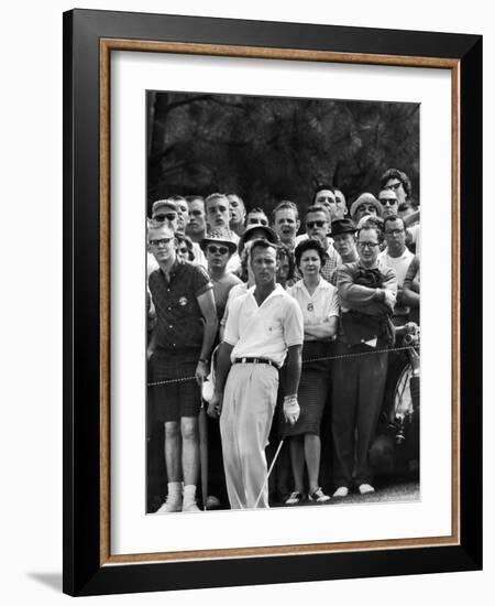 Arnold Palmer After Winning the Masters Tournament-George Silk-Framed Premium Photographic Print