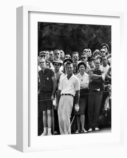 Arnold Palmer After Winning the Masters Tournament-George Silk-Framed Premium Photographic Print