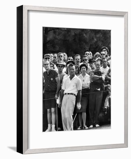 Arnold Palmer After Winning the Masters Tournament-George Silk-Framed Premium Photographic Print