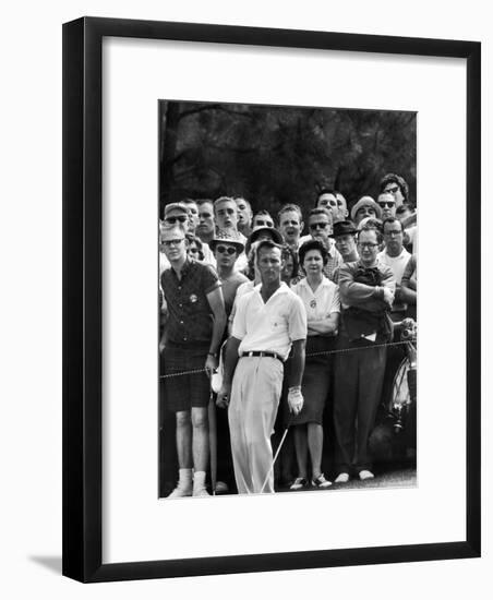 Arnold Palmer After Winning the Masters Tournament-George Silk-Framed Premium Photographic Print