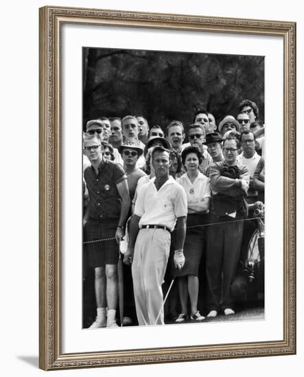 Arnold Palmer After Winning the Masters Tournament-George Silk-Framed Premium Photographic Print