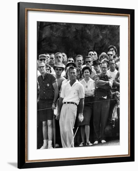 Arnold Palmer After Winning the Masters Tournament-George Silk-Framed Premium Photographic Print