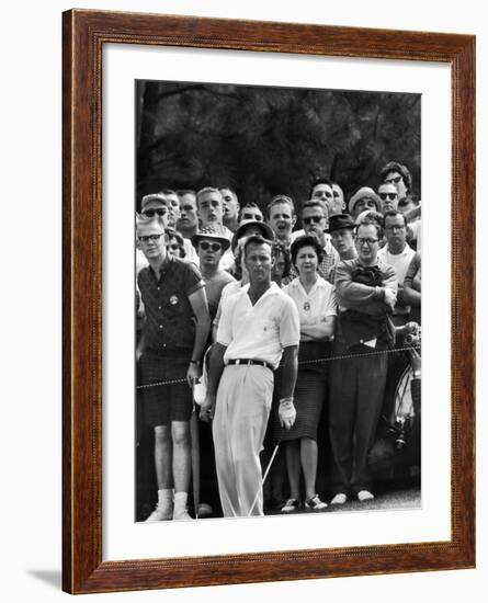 Arnold Palmer After Winning the Masters Tournament-George Silk-Framed Premium Photographic Print