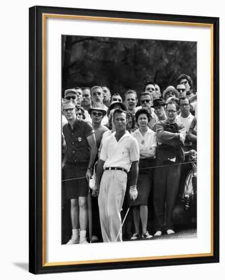 Arnold Palmer After Winning the Masters Tournament-George Silk-Framed Premium Photographic Print