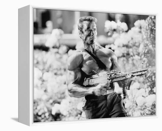 Arnold Schwarzenegger - Commando-null-Framed Stretched Canvas