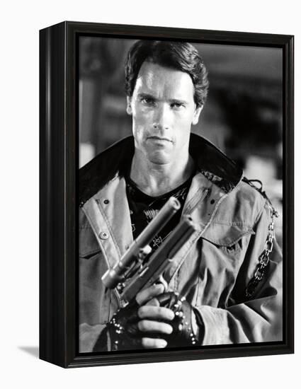 ARNOLD SCHWARZENEGGER. "THE TERMINATOR" [1984], directed by JAMES CAMERON.-null-Framed Premier Image Canvas