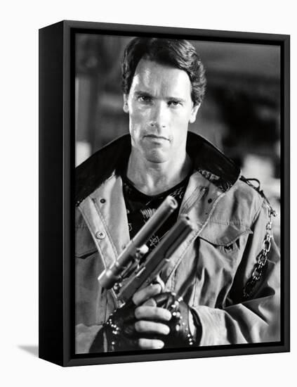 ARNOLD SCHWARZENEGGER. "THE TERMINATOR" [1984], directed by JAMES CAMERON.-null-Framed Premier Image Canvas