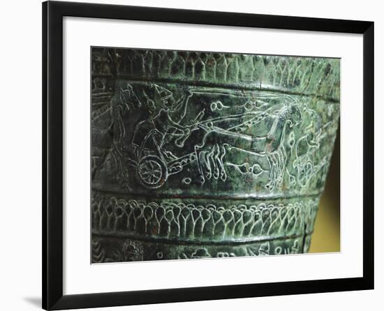 Arnoldi Situla, Detail Showing Chariot Race-null-Framed Giclee Print