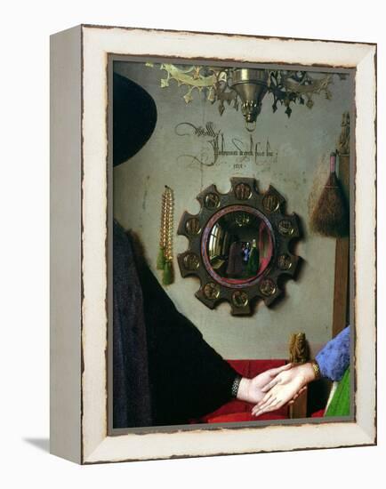 Arnolfini Marriage, Detail of Mirror, 1434-Jan van Eyck-Framed Premier Image Canvas