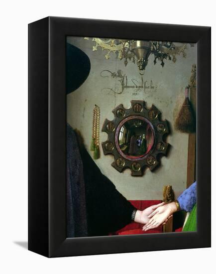 Arnolfini Marriage, Detail of Mirror, 1434-Jan van Eyck-Framed Premier Image Canvas