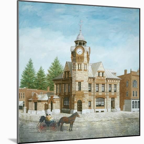 Arnprior Post Office with Horse and Buggy-Kevin Dodds-Mounted Giclee Print
