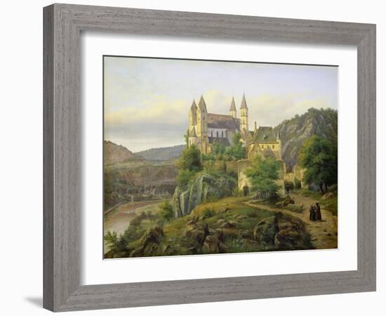 Arnstein Abbey. 1835-Carl Friedrich Lessing-Framed Giclee Print