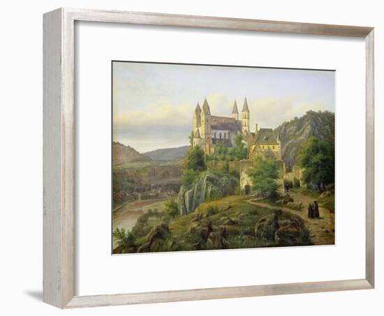 Arnstein Abbey. 1835-Carl Friedrich Lessing-Framed Giclee Print