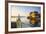 Arona's Picturesque Lake-Front Illuminated at Sunrise, Arona, Lake Maggiore, Piedmont, Italy-Doug Pearson-Framed Photographic Print