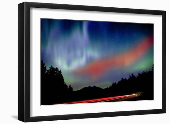 Arora Borealis, Northern Lights-null-Framed Photographic Print