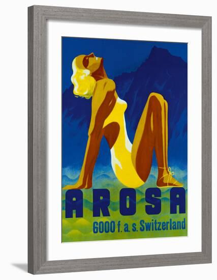 Arosa, Swizerland-null-Framed Giclee Print