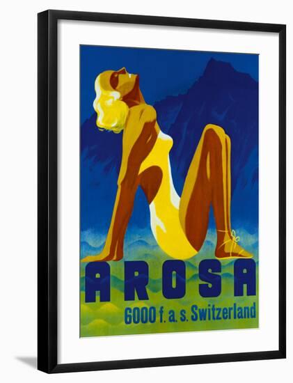 Arosa, Swizerland-null-Framed Giclee Print