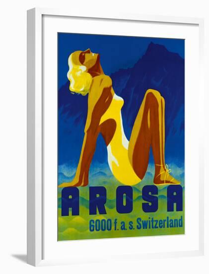 Arosa, Swizerland-null-Framed Giclee Print