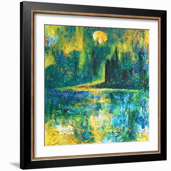 Around the Bend, 2016-Patricia Brintle-Framed Giclee Print