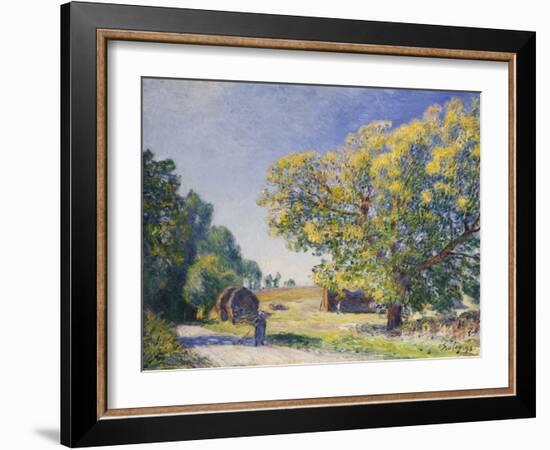 Around the Forest, a Clearing; Autour De La Foret, Une Clairiere, 1895-Alfred Sisley-Framed Giclee Print