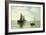 Around the Lighthouse-Edward Moran-Framed Giclee Print