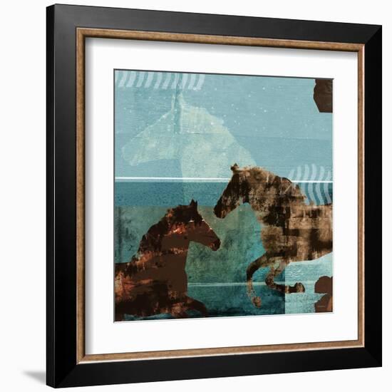 Around the Stable I-Dan Meneely-Framed Art Print