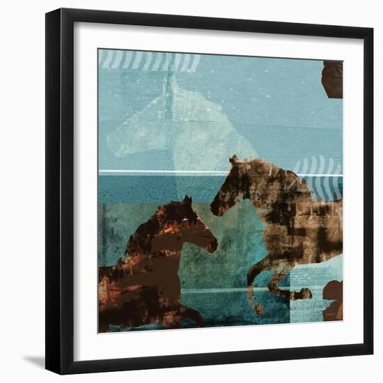Around the Stable I-Dan Meneely-Framed Art Print