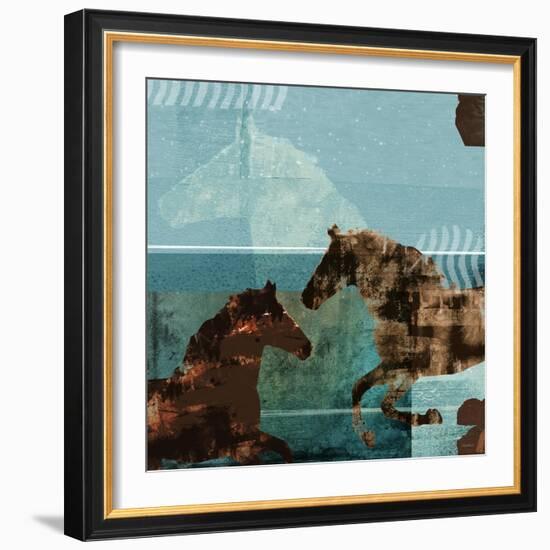 Around the Stable I-Dan Meneely-Framed Art Print