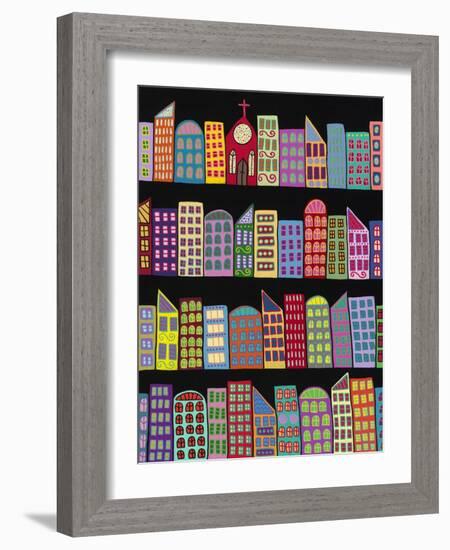 Around the Way-Kerri Ambrosino-Framed Giclee Print