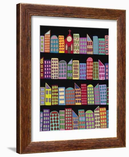 Around the Way-Kerri Ambrosino-Framed Giclee Print