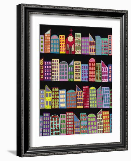 Around the Way-Kerri Ambrosino-Framed Giclee Print