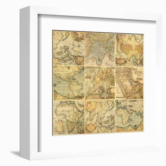 Around the World I-Joannoo-Framed Art Print