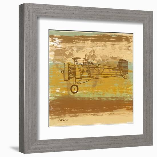 Around the World II-Yashna-Framed Art Print