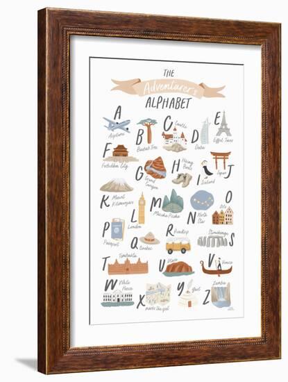 Around the World III-Laura Marshall-Framed Art Print