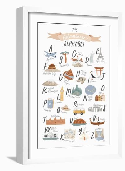 Around the World III-Laura Marshall-Framed Art Print