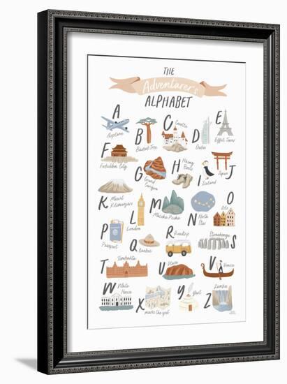 Around the World III-Laura Marshall-Framed Art Print