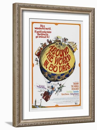 Around the World In 80 Days, 1956, "Around the World In Eighty Days" Directed by Michael Anderson-null-Framed Giclee Print