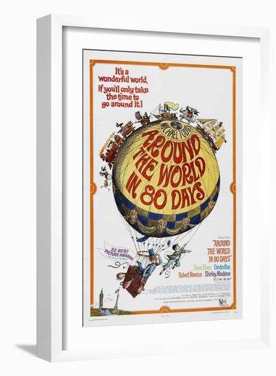 Around the World In 80 Days, 1956, "Around the World In Eighty Days" Directed by Michael Anderson-null-Framed Giclee Print