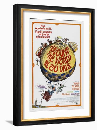 Around the World In 80 Days, 1956, "Around the World In Eighty Days" Directed by Michael Anderson-null-Framed Giclee Print