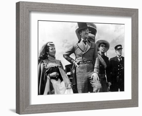 Around The World In Eighty Days, Shirley MacLaine, David Niven, Cantinflas, Buster Keaton, 1956-null-Framed Photo