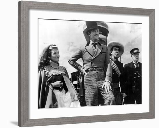 Around The World In Eighty Days, Shirley MacLaine, David Niven, Cantinflas, Buster Keaton, 1956-null-Framed Photo