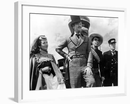 Around The World In Eighty Days, Shirley MacLaine, David Niven, Cantinflas, Buster Keaton, 1956-null-Framed Photo