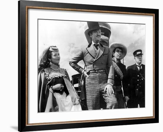 Around The World In Eighty Days, Shirley MacLaine, David Niven, Cantinflas, Buster Keaton, 1956-null-Framed Photo