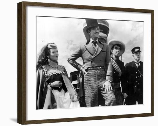 Around The World In Eighty Days, Shirley MacLaine, David Niven, Cantinflas, Buster Keaton, 1956-null-Framed Photo