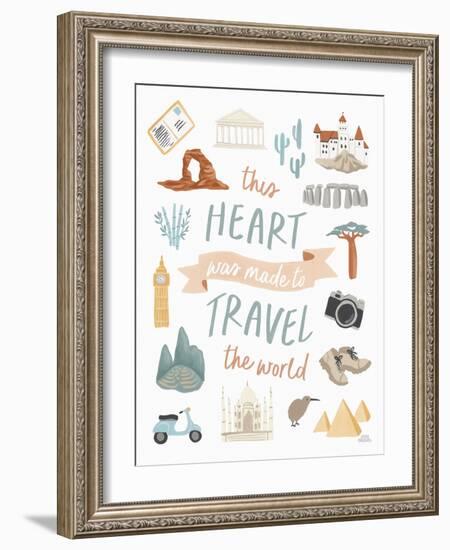 Around the World IV-Laura Marshall-Framed Art Print