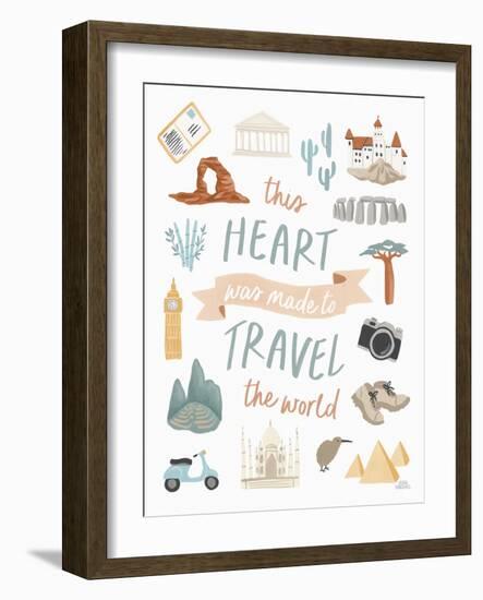 Around the World IV-Laura Marshall-Framed Art Print